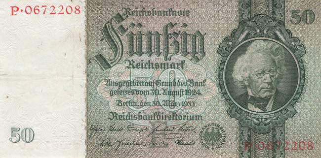 50 Mark 1933 ro.175a E/P